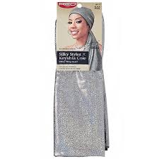 RED Silky Styles Glitter Wrap Scarf