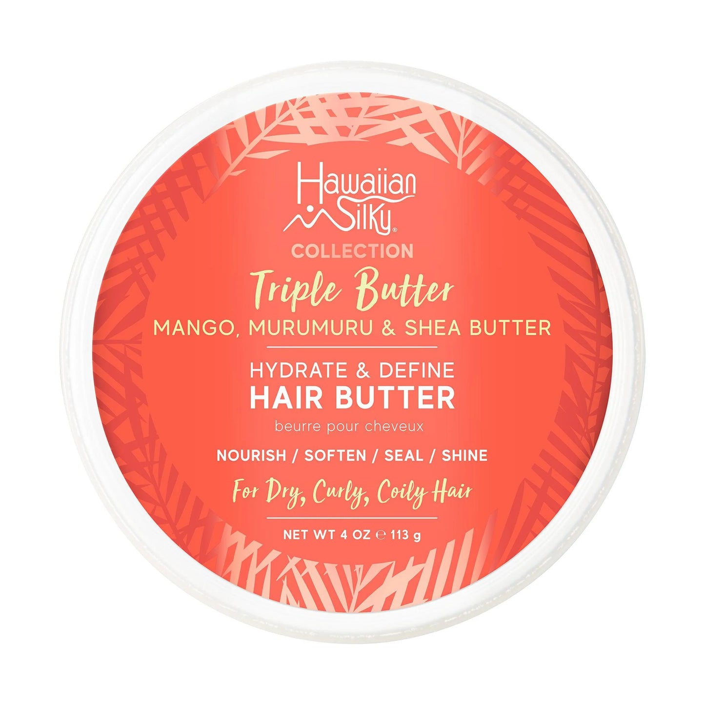 Hawaiian Silky Triple Butter Hydrate & Define Hair Butter 4oz