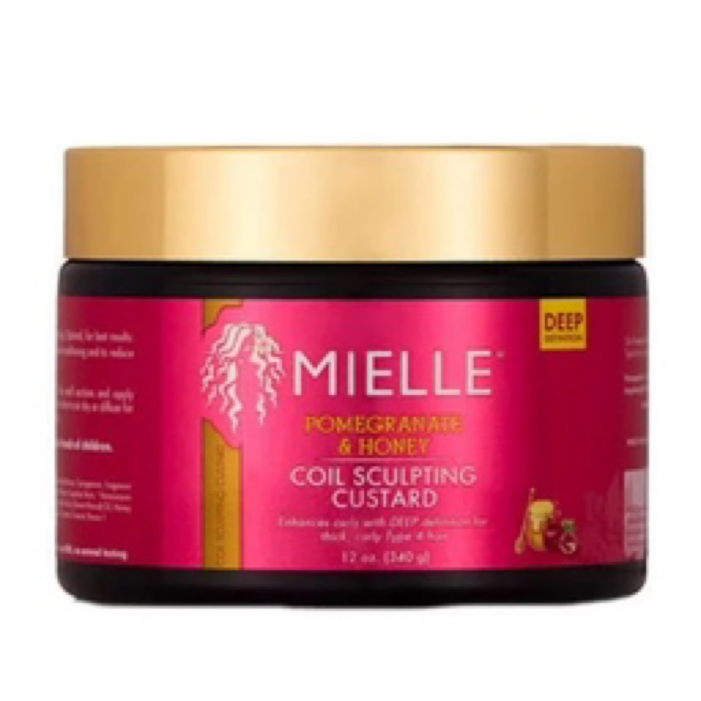 Mielle Pomegranate and Honey Coil Sculpting Custard 12 oz