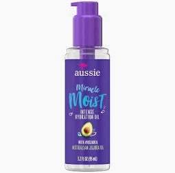 Aussie Miracle Moist Intense Hydration Oil With Avocado & Jojoba Oil 3.2 oz