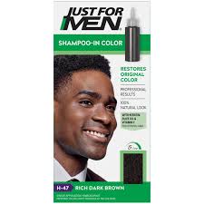 Just For Men Shampoo-In Color, Gray Hair Coloring for Men