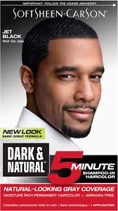 SoftSheen-Carson Dark & Natural Hair Color for Men 5 Minutes Jet Black