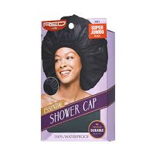 RED Super Jumbo Shower Cap