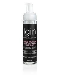TGIN Rose Water Curl Defining Mousse