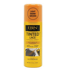 EBIN Tinted Lace Aerosol Spray Light Warm Brown 2.7oz