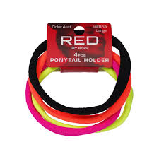 RED Ponytail Holder Large