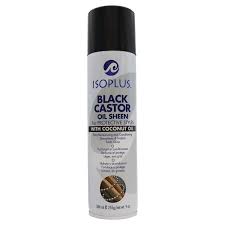 ISOPLUS Black Castro Oil Sheen With Coconut Oil 9oz