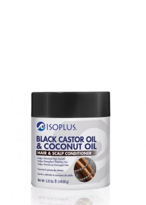 ISOPLUS Black Castro Oil & Coconut Oil Hair & Scalp Conditioner 5.25oz