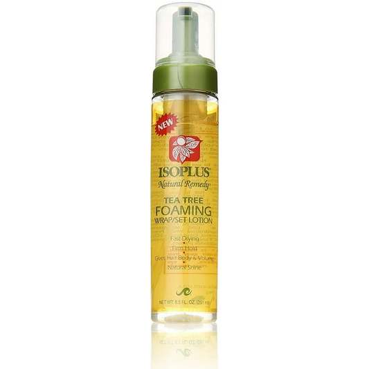ISOPLUS Natural Remedy Tea Tree Foam Wrap/ Set Lotion 8.5oz