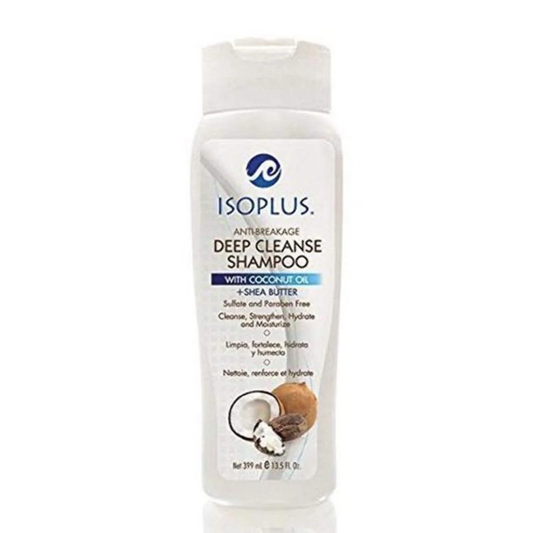 ISOPLUS Anti-BreakageDeep Cleanse Shampoo With Coconut Oil + Shea Butter 16oz