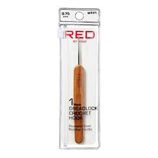 RED 1 Hook Dreadlock Crochet Hook 0.50mm