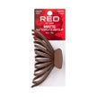 RED Matte Butterfly Claw Clip Brown